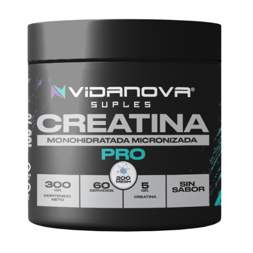 CREATINA MONOHIDRATADA 300GR / MICRONIZADA DE MÁXIMA PUREZA